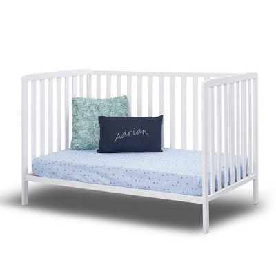 White European Solid Beech Wood 3-in-1 Convertible Crib