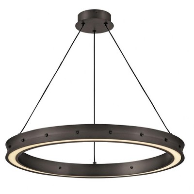 Fredrick Ramond Lighting Althea 1 - Light Chandelier in  Satin Black