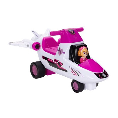 PAW Patrol Skye Fighter Jet Kids&#39; Ride-On Vehicle with Lights, Sounds, Storage and Walking Bar_10