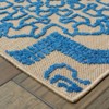 Oriental Weavers Cayman 2541M Sand/ Blue Indoor/Outdoor Area Rug - 3'10" x 5'5" - 2 of 3