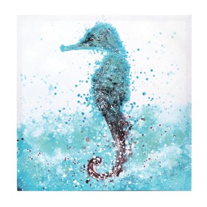 Beachcombers Seahorse Wall Art 19.69 x 19.69 x 0.98 Inches. - 1 of 1