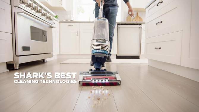 Shark Stratos Upright Vacuum with DuoClean PowerFins HairPro, Self-Cleaning Brushroll, Odor Neutralizer Technology - Navy - AZ3002, 2 of 17, play video