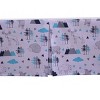 Bacati - Woodlands Aqua/Navy/Gray Boys Cotton Crib/Toddler Boys Cotton Crib Skirt - 3 of 4