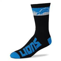 NFL Detroit Lions La Raya Adaptive Crew Socks - L