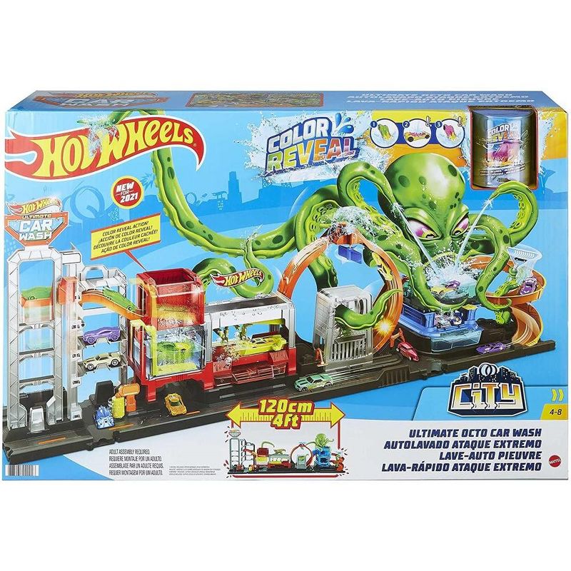 Hot Wheels Ultimate Octo Carwash Playset, 5 of 7