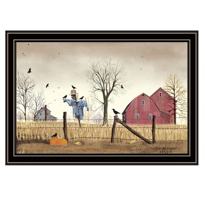HomeRoots After the Harvest Black Framed Wall Art
