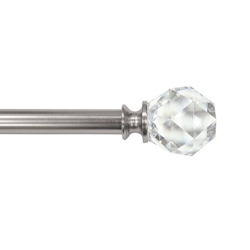 36-66 Ball Curtain Rod Brushed Nickel - Threshold™ : Target