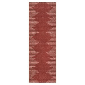 Indoor Modern Soft Washable Area Rugs with Stripped Lines Print for Bedroom Living Room - 1 of 4