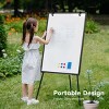 INFURNIC Whiteboard Easel Magnetic White Board Dry Erase Porbable Boards Height Adjustable with Stand for School Office Home, Black, 27.6"*1.57"*65.4" - 2 of 4