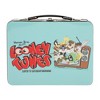 Looney Tunes Characters Large Tin Tote and Men's Crew Socks Combo Gift Set - 3 of 4