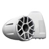 Wet Sounds REV 12 HD 12" Horn Loaded Compression Driver Tower Speakers with XZ Grills & Mini Stainless Fixed Clamps, 400 Watts RMS, White, Pair - 2 of 4