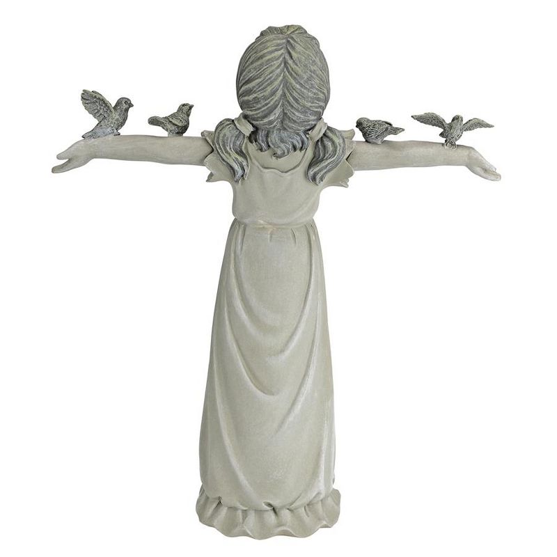 Design Toscano Basking in God's Glory Little Girl Statue: Medium, 5 of 8