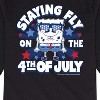 Boys' - SpongeBob SquarePants - Fly on the 4th of July Long Sleeve Graphic T-Shirt - 2 of 4