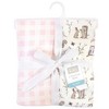 Hudson Baby Infant Girl Cotton Fitted Crib Sheet, Enchanted Forest, One Size - 2 of 2