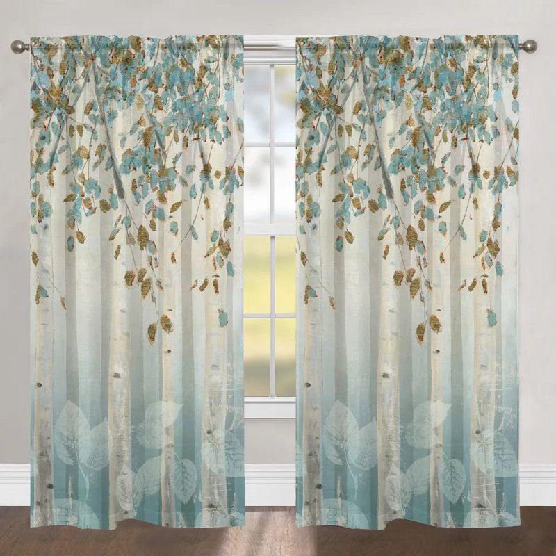 Laural Home Dream Forest 84" Sheer Window Panel, 1pc, 1 of 2