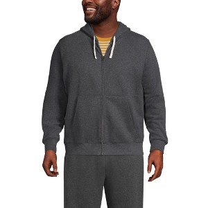 Lands' End Men's Serious Sweats Full Zip Hoodie - 1 of 3