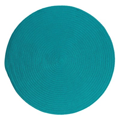 Colonial Mills Boca Raton - Turquoise 6 Ft round Round Rug Indoor/Outdoor 100% Polypropylene
