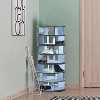 Kings Brand Furniture Cassidy 360° revolving shoe rack—perfect for closets, entryways, bedrooms, or hallways for stylish, space-saving storage - 3 of 4
