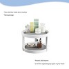 Hastings Home 9.75" 2-Tier Lazy Susan for Kitchens or Vanities - 2 of 4