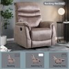 Lirago Rocking Recliner Chair with Lumbar Support-Adjustable Manual Rocking & Ergonomic Design 28.7"W * 34.2"D * 41.7"H - 4 of 4