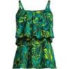 Lands' End Women's Scoop Neck Tiered Tankini Swimsuit Top - 3 of 3