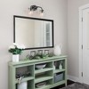 LNC Maison Matte Black with Seeded Glass  Modern/Contemporary Vanity  Lights,2 Light/ 3 Light/ 4 Light - 4 of 4