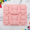 Unique Bargains Candy Mould 6-Cavity Cute Cartoon Candy Mould Hand Wash 6.26"x5.55"x0.75" 1 Pc - 2 of 4