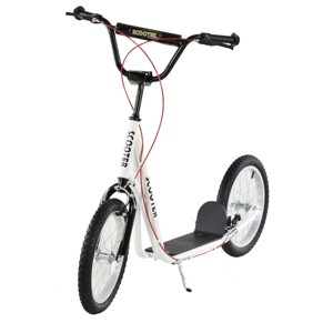 Youth Kick Scooter for Kids 5+ with Adjustable Handlebar, Dual Brakes & Inflatable Wheels - 1 of 4