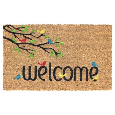 Tufted Welcome Birds Doormat - Raj