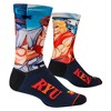 Odd Sox, Street Fighter 2 Characters Funny Crew Socks, Video Games, Assorted - 3 of 4