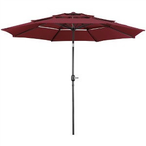Yaheetech 10ft Patio Umbrella with 8 Sturdy Ribs for Outdoor - 1 of 4