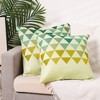 Unique Bargains Geometric Triangle Printed Soft Home Sofa Decor Office Pillow Cases 2 Pcs - 2 of 4