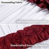 BAGOKIE 72"x72" Waterfall Ruffle Shower Curtain, Pack of 1 - 4 of 4