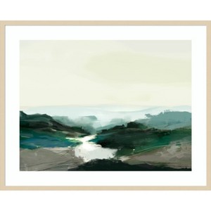 Amanti Art Highland View by Dan Hobday Wood Framed Wall Art Print - 1 of 4