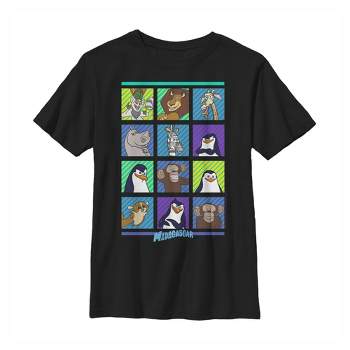 Boy's Madagascar Character Twelve Panel T-Shirt