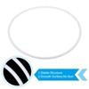 Unique Bargains Plastic Round Wreath Dream Catcher Rings White 12 Pcs - 3 of 4