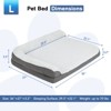 PureWags Orthopedic Dog Beds, L Shaped Waterproof Large Dog Bed with Removable Cover and Nonskid Base, Soft Pet Couch Bed - 4 of 4