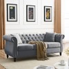 Enhanced Comfort Velvet 3-Seater + 3-Seater Modular Sofa Combination - 3 of 4