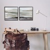 Stupell Industries Abstract Watercolor Wave Interpetation, 17" x 17" - 2 of 4