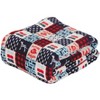 Noble House Extra Cozy and Comfy Microplush Throw Blanket (50" x 60") Firefighter Patchwork - 3 of 3