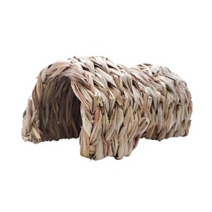 A&E Cage Company Guinea Pig, Rabbit, Gerbil, Mouse, Chinchilla, Ferret, Rat, Hamster Natural Grass Peanut Hide Tunnel - 1 of 3