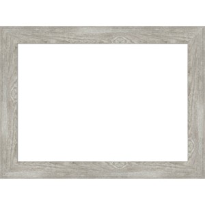Amanti Art Dove Gray Wash Narrow Framed Magnetic Dry Erase Board - 1 of 4
