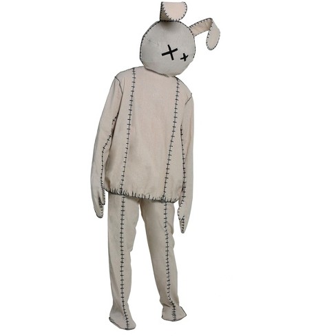 Halloweencostumes.com Small Lifeless Bunny Costume For Adults, Brown ...