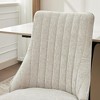 Sapphtopaz Modern Dining Chairs Set of 2 Upholstered Accent Chair with Curved Legs Armless Chairs for Kitchen, Dining Room, Living Room - 3 of 4