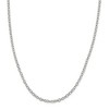 Black Bow Jewelry 3.75mm, Sterling Silver, Solid Oval Cable Chain Necklace - 3 of 4