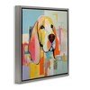 Stupell Industries Abstract Dog Portrait Floating Frame Canvas Art - 2 of 4