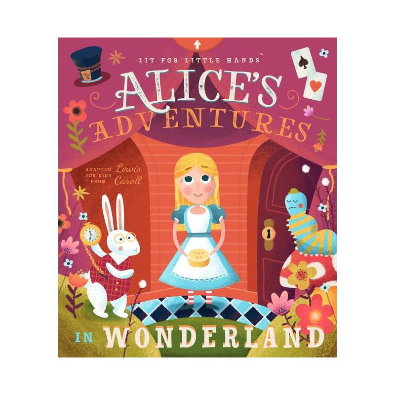 Lit for Little Hands: Alice's Adventures in Wonderland - by  Lewis Carroll (Board Book), 1 of 2