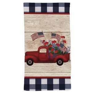 Briarwood Lane Summer Hand Towel 26x18 Stars and Stripes Truck For Summer Hand Towel - 1 of 3