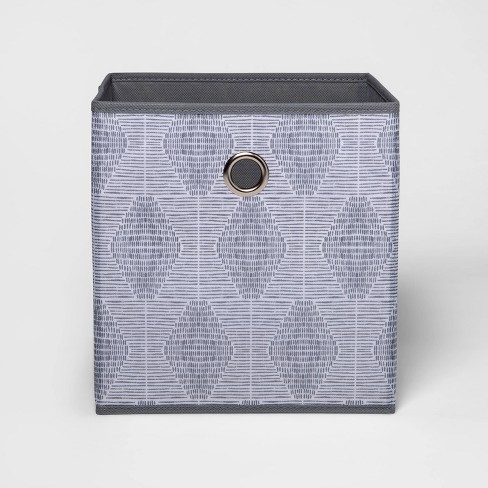 11 Fabric Cube Storage Bin Cream - Room Essentials™ : Target