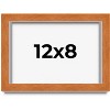 PosterPalooza | Photo Size Classic Brown Picture Frame - UV Acrylic, Foam Board Backing, Hanging Hardware - 2 of 4